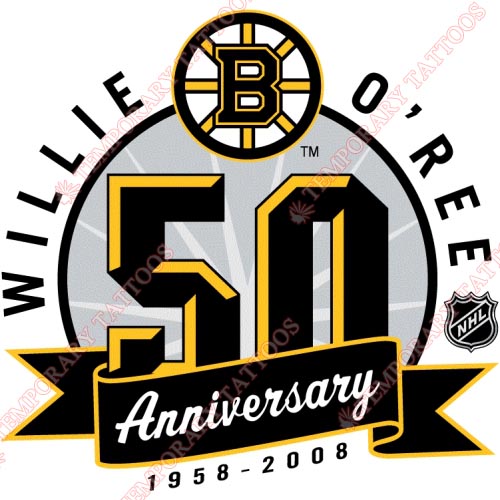 Boston Bruins Customize Temporary Tattoos Stickers NO.72
